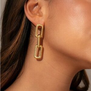 Uncommon James Triple Link Earrings